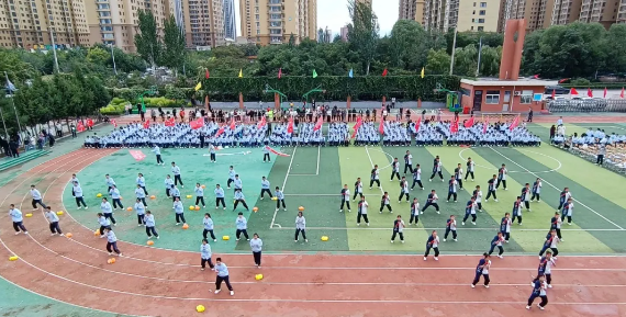 <b>青春正当时 风华正少年|太原市博大学校队列队形暨广播操比赛</b>